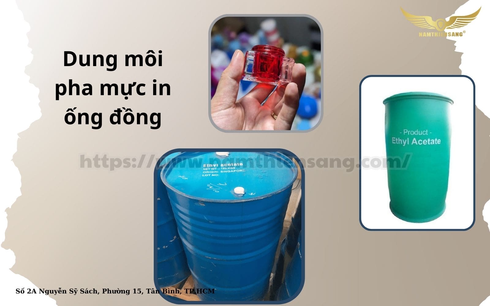 Dung môi pha mực in ống đồng